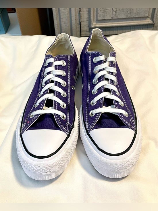Converse Shoes - *VTG* CONVERSE “Chuck 70” Low Top Platform Sneakers-Purple-Wmn Size 7.5 - Canvas